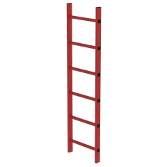 MUNK Schachtleiter aus GFK 400mm breit 6 Sprossen 1,68m lang