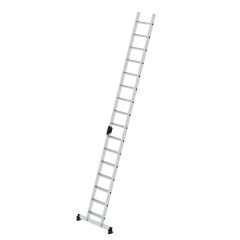 MUNK Stufenanlegeleiter mit nivello-Traverse und Ergo-Pad 16 Stufen