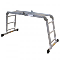 iKayaa Klappbare Aluminium-Arbeitsplattform Be-nch Trittleiter Leiter DE C3H1 