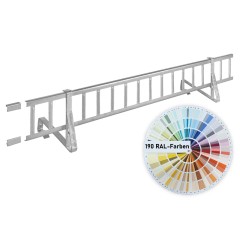 Schneefanggitter-Set, 1,5m lang, 7-teilig, max. 200kg/m Stützlast, verzinkt