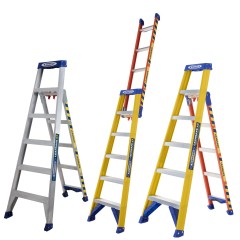 Werner Anlegeleiter Stehleiter Leansafe X3