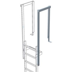 Zarges Ausstiegsgeländer Stahl verzinkt 60x25mm