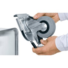 Zarges Clip-On Lenkrollen paar