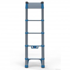 Zarges Compactstep L Teleskop- Sprossen- Anlegeleiter 9 Sprossen