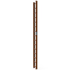 Zarges Dachleiter 15 Sprossen kupferbraun