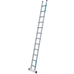 Zarges gebördelte Stufenanlegeleiter eloxiert Saferstep L 12 Stufen
