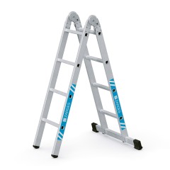 Zarges Mehrzweck-Klappleiter Combimaster X 2-teilig 2x4 Sprossen
