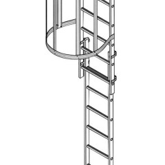 Zarges Notabstiegleiter Aluminium