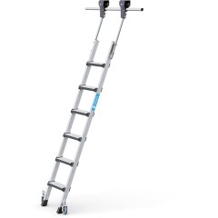 Zarges Regalleiter fahrbar Comfortstep Trec LH 6 Stufen