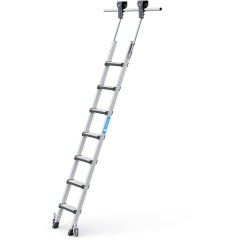 Zarges Regalleiter fahrbar Comfortstep Trec LH 7 Stufen