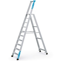 Zarges Stehleiter Seventec S mit Sicherheitsplattform 10 Stufen
