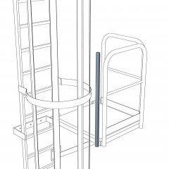 Zarges Verbindungsstütze 1.200mm für Steigleitern