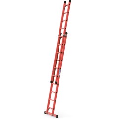 Zarges Vollkunststoff-Schiebeleiter Everest EFA 2E 2x10 Sprossen