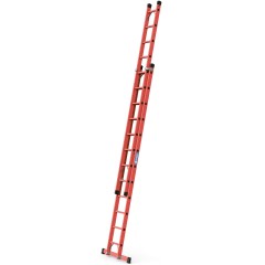 Zarges Vollkunststoff-Schiebeleiter Everest EFA 2E 2x12 Sprossen