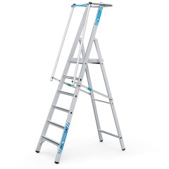 Zarges Stufenleiter ZAP Safemaster S mit großer Plattform 6 Stufen