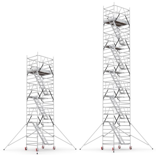 ABS fahrbare Arbeitsbühne Pro 650 & Pro 1070 bis zu 12,72m Arbeitshöhe