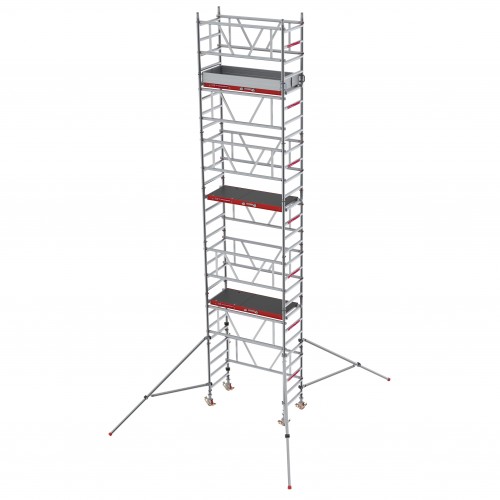 Altrex MiTower PLUS Fahrgerüst 1-Person-Aufbau Aluminium mit breiter mit Holz-Plattform 0,75x1,72m 8,20m AH