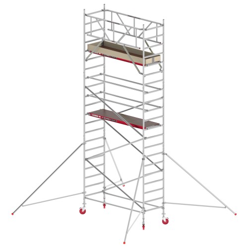 Altrex Fahrgerüst RS Tower 41 PLUS Aluminium ohne Safe-Quick® mit Holz-Plattform 7,20m AH breit 0,90x1,85m