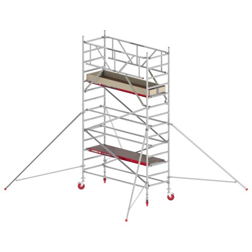 Altrex Fahrgerüst RS Tower 41 PLUS Aluminium ohne Safe-Quick® mit Holz-Plattform 5,20m AH breit 0,90x2,45m