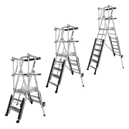 Altrex RolGuard Teleskop Plattformleiter