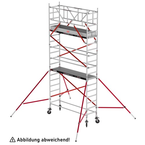 Altrex Fahrgerüst RS Tower 51 Aluminium mit Holz-Plattform 5,20m AH schmal 0,75x3,05m