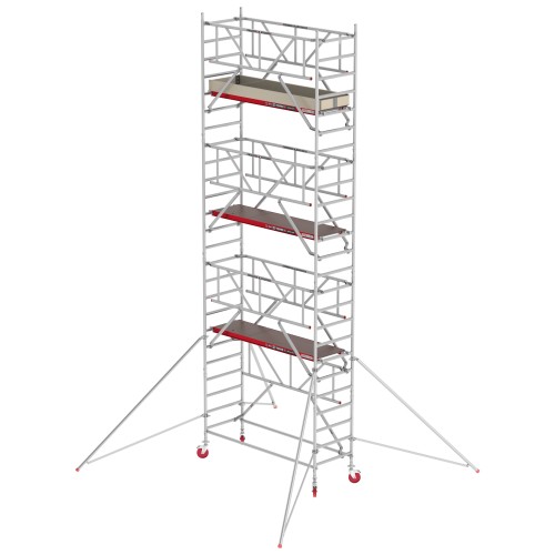 Altrex Fahrgerüst RS Tower 41 PLUS Aluminium mit Safe-Quick® und Holz-Plattform 8,20m AH breit 0,90x2,45m