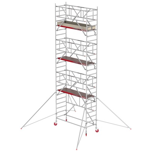 Altrex Fahrgerüst RS Tower 41 PLUS Aluminium mit Safe-Quick® und Holz-Plattform 8,20m AH breit 0,90x1,85m