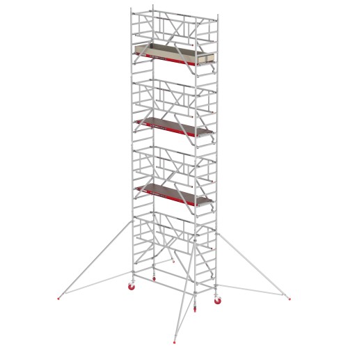 Altrex Fahrgerüst RS Tower 41 PLUS Aluminium mit Safe-Quick® und Holz-Plattform 9,20m AH breit 0,90x1,85m