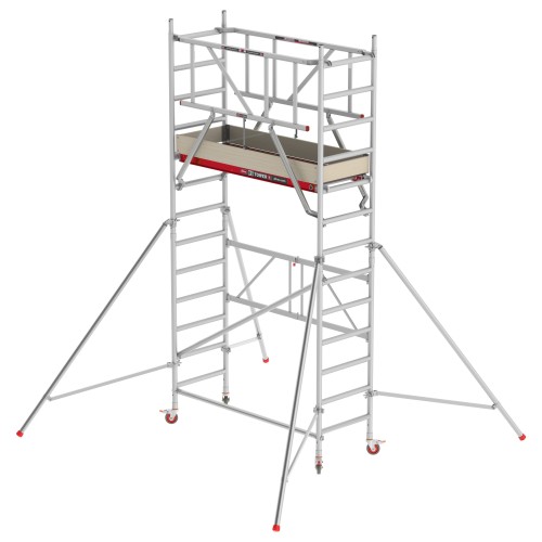 Altrex Fahrgerüst RS Tower 44-POWER Alu mit Holz-Plattform 4,80m AH 0,75x1,85m