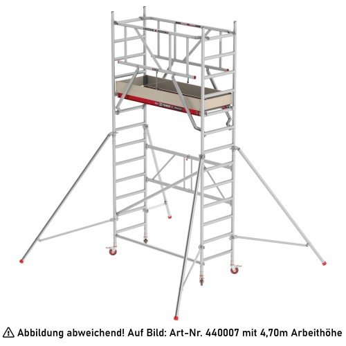Altrex Fahrgerüst RS Tower 44-POWER Alu mit Holz-Plattform 3,80m AH 0,75x1,85m