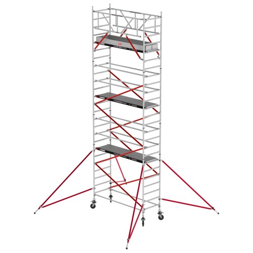 Altrex Fahrgerüst RS Tower 51 Plus Aluminium 0,90m breiter Rahmen mit Holz-Plattform 8,20m AH 0,90x1,85m