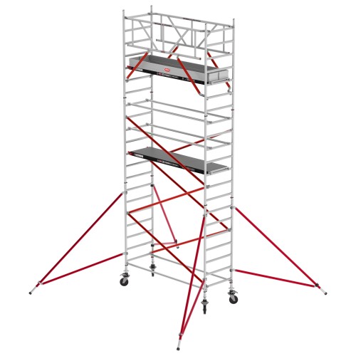 Altrex Fahrgerüst RS Tower 51 Plus Aluminium 0,90m breiter Rahmen mit Fiber-Deck Plattform 7,20m AH 0,90x1,85m