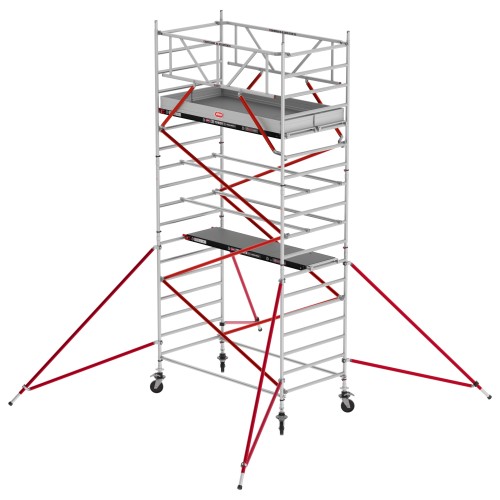 Altrex Fahrgerüst RS Tower 52 Aluminium mit Holz-Plattform 6,20m AH 1,35x2,45m