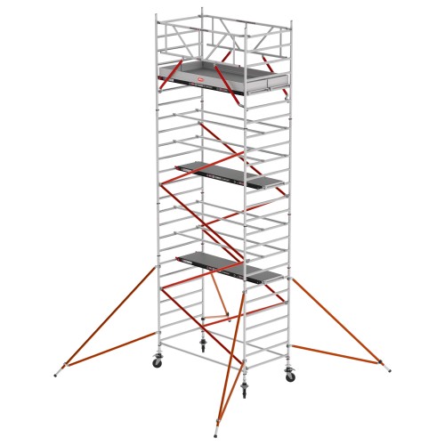 Altrex Fahrgerüst RS Tower 52 Aluminium mit Fiber-Deck Plattform 8,20m AH 1,35x1,85m
