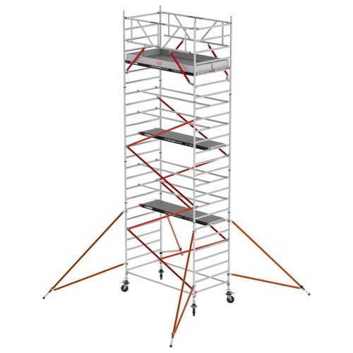 Altrex Fahrgerüst RS Tower 52 Aluminium mit Fiber-Deck Plattform 8,20m AH 1,35x1,85m