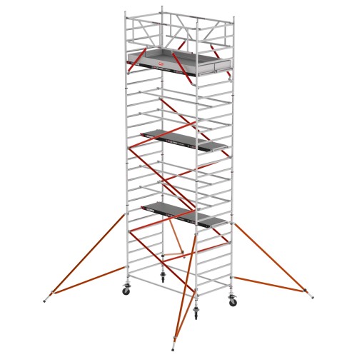 Altrex Fahrgerüst RS Tower 52 Aluminium mit Holz-Plattform 8,20m AH 1,35x1,85m