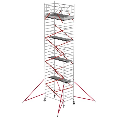 Altrex Fahrgerüst RS Tower 52 Aluminium mit Holz-Plattform 10,20m AH 1,35x2,45m