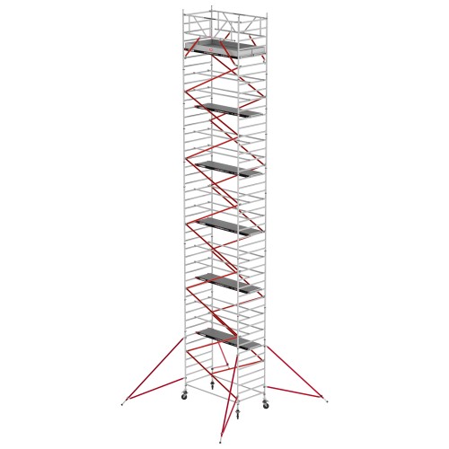 Altrex Fahrgerüst RS Tower 52 Aluminium mit Holz-Plattform 14,20m AH 1,35x2,45m