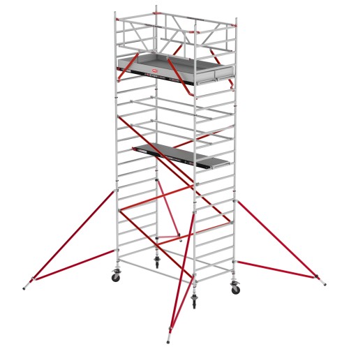 Altrex Fahrgerüst RS Tower 52 Aluminium mit Fiber-Deck Plattform 7,20m AH 1,35x2,45m