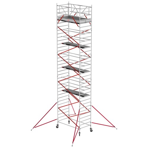 Altrex Fahrgerüst RS Tower 52 Aluminium mit Holz Plattform 11,20m AH 1,35x2,45m