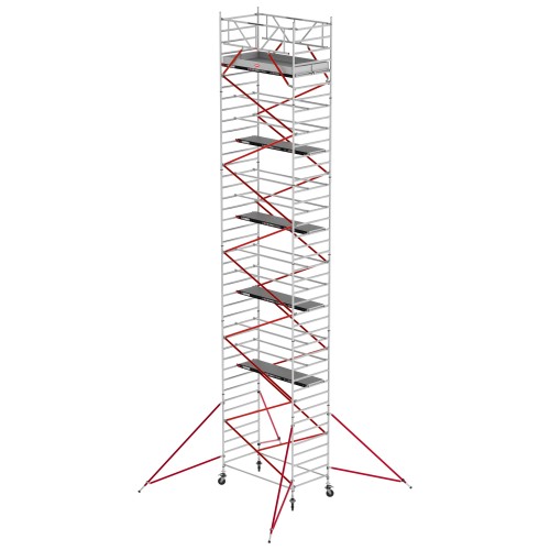 Altrex Fahrgerüst RS Tower 52 Aluminium mit Fiber-Deck Plattform 13,20m AH 1,35x1,85m