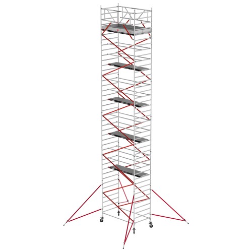 Altrex Fahrgerüst RS Tower 52 Aluminium mit Fiber-Deck Plattform 13,20m AH 1,35x2,45m