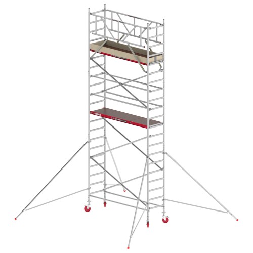 Altrex Fahrgerüst RS Tower 41 Alu mit Holz-Plattform 7,20m AH breit 0,75x1,85m