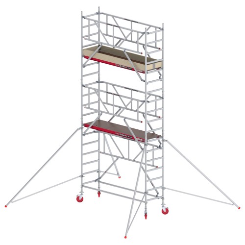Altrex Fahrgerüst RS Tower 41-S Aluminium mit Safe-Quick und Holz-Plattform 6,20m AH 0,75x2,45m