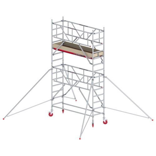 Altrex Fahrgerüst RS Tower 41-S Aluminium mit Safe-Quick und Holz-Plattform 5,20m AH 0,75x1,85m