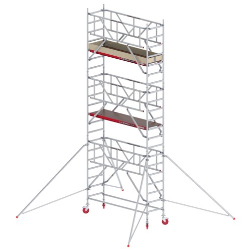 Altrex Fahrgerüst RS Tower 41-S Aluminium mit Safe-Quick und Holz-Plattform 7,20m AH 0,75x1,85m