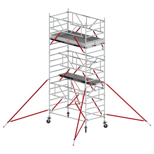 Altrex Fahrgerüst RS Tower 52-S Aluminium mit Safe-Quick und Holz-Plattform 6,20m AH 1,35x1,85m