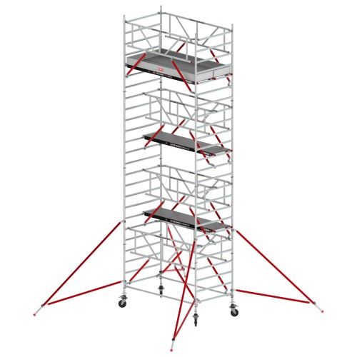 Altrex Fahrgerüst RS Tower 52-S Aluminium mit Safe-Quick und Holz-Plattform 8,20m AH 1,35x2,45m