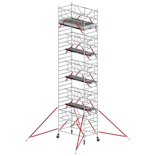 Altrex Fahrgerüst RS Tower 52-S Aluminium mit Safe-Quick und Holz-Plattform 10,20m AH 1,35x2,45m