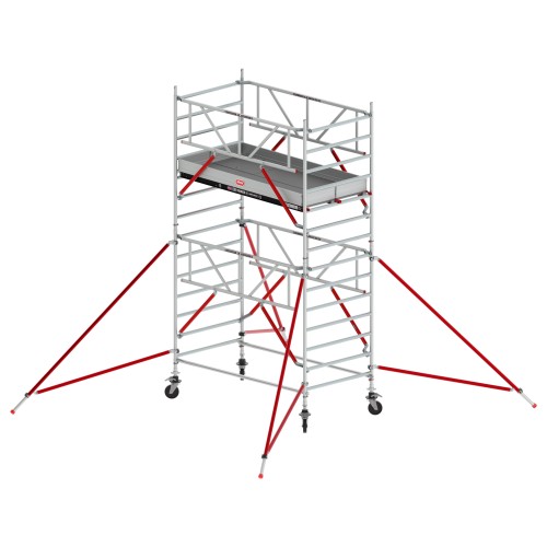 Altrex Fahrgerüst RS Tower 52-S Aluminium mit Safe-Quick und Holz-Plattform 5,20m AH 1,35x3,05m